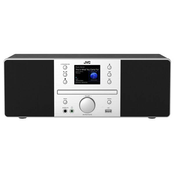 Mikrosystém JVC RD-E874B černý/stříbrný

