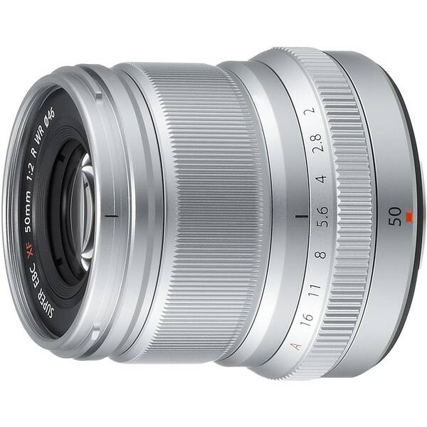 Objektiv Fujifilm XF50 mm f/2.0 R WR stříbrný

