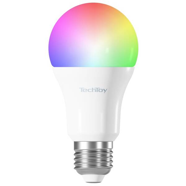 Chytrá žárovka TechToy RGB, 9W, E27, ZigBee 


