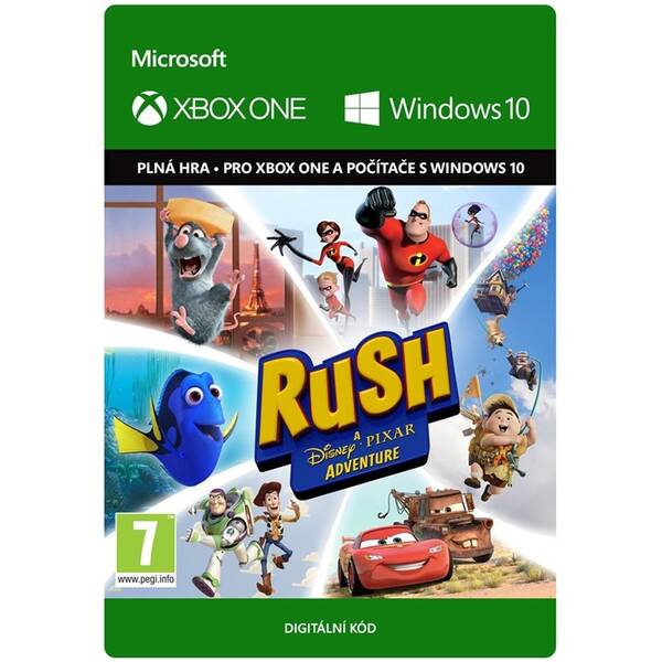  Microsoft Rush: A Disney Pixar Adventure - elektronická licence 

