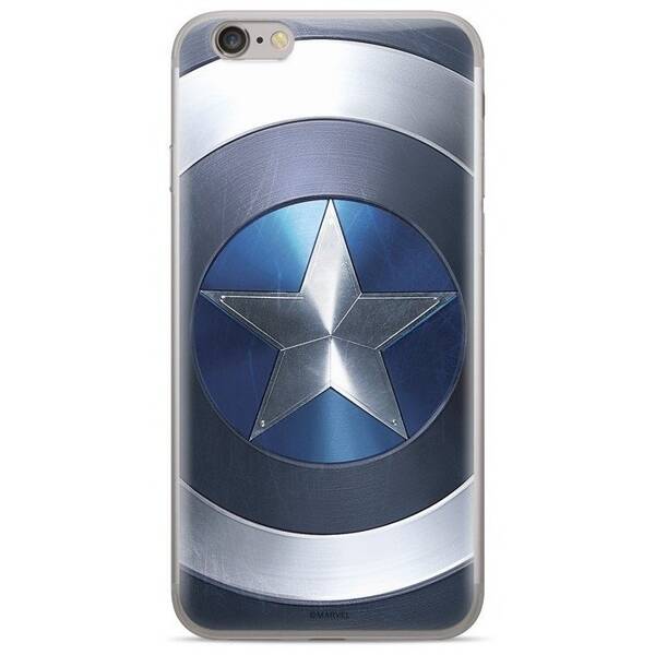 Kryt na mobil Marvel Captain America na Huawei Y6 Prime 2018 modrý

