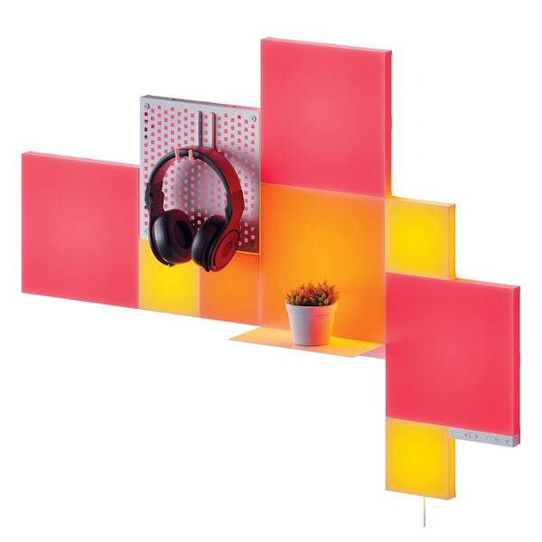 LED světlo Nanoleaf Blocks Combo Starter Kit (10 ks) bílé

