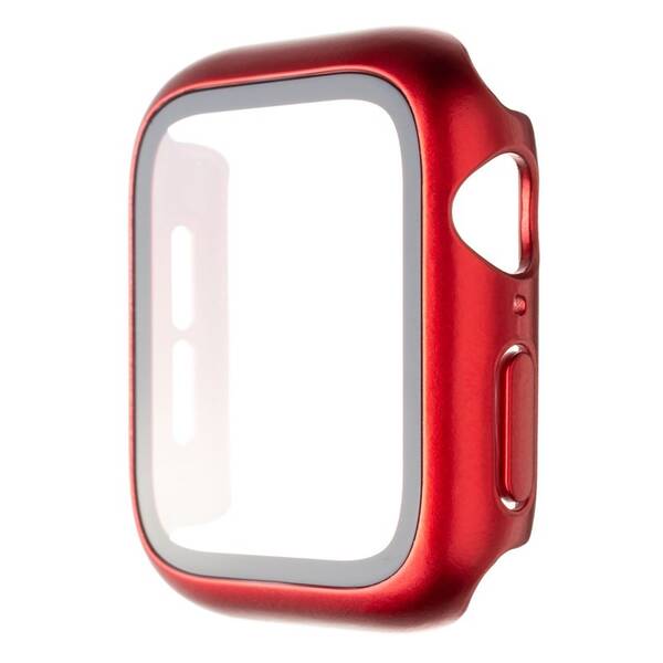 Ochranné pouzdro FIXED Pure+ s temperovaným sklem pro Apple Watch 40mm červené

