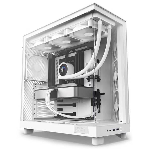 Case NZXT H6 Flow bílá barva
