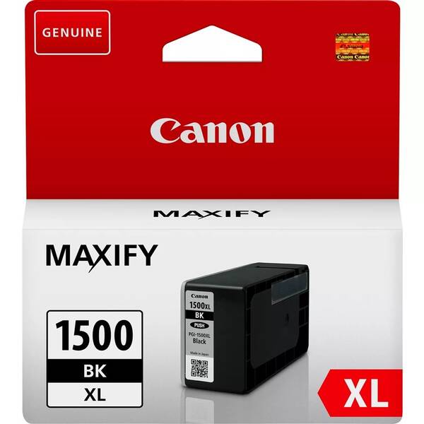 Inkoustová náplň Canon PGI-1500XL, 1200 stran černá

