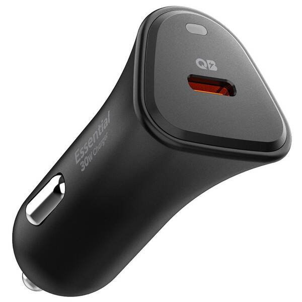 Adaptér do auta Spigen Essential 30W 1xUSB-C černý

