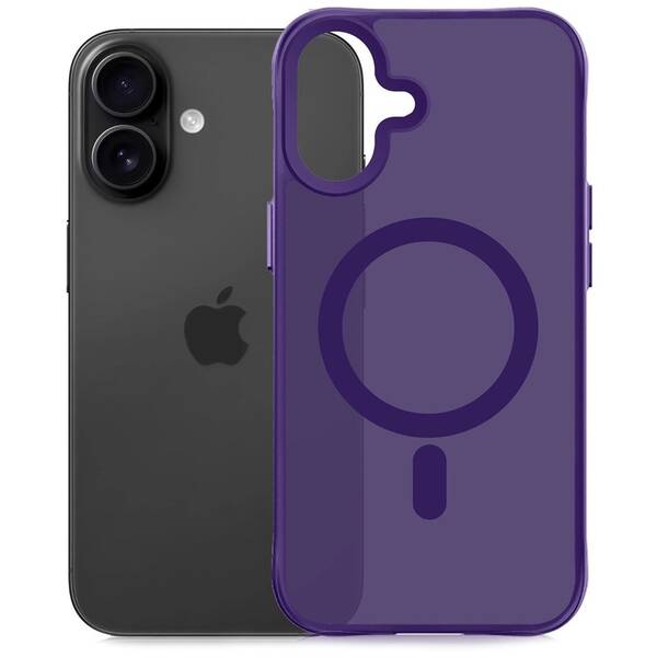 Kryt na mobil 3mk HARDY Hazy MagCase na Apple iPhone 17 fialový

