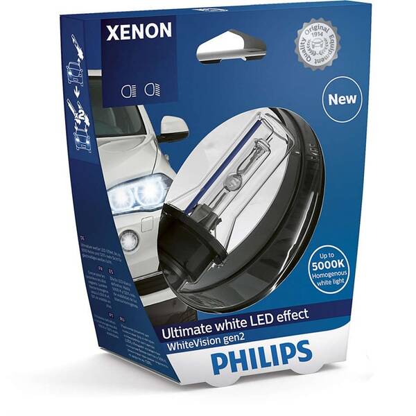Autožárovka Philips Xenon White Vision D3S, 1ks 

