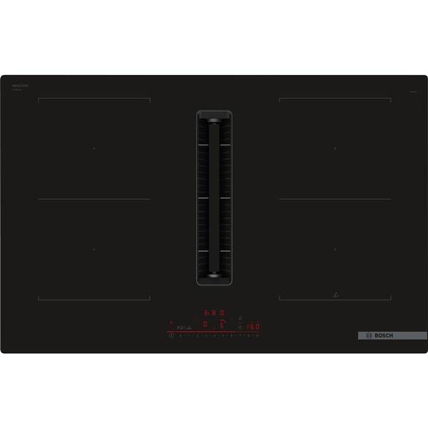 Indukční varná deska s odsáváním Bosch PVQ811H26E ovládání DirectSelect+ černá

