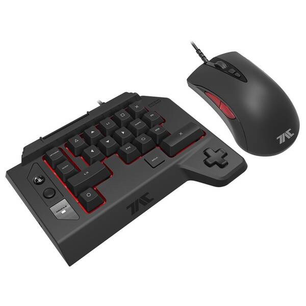 Klávesnice s myší HORI Tactical Assault Commander FOUR - K2 pro PS3, PS4 černá

