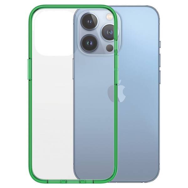 Kryt na mobil PanzerGlass ClearCaseColor na Apple iPhone 13 Pro zelený/průhledný

