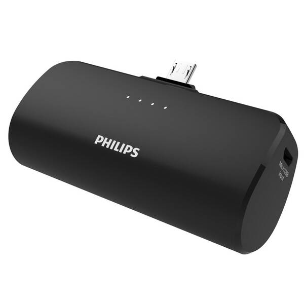 Powerbanka Philips 2500mAh, Micro USB černá

