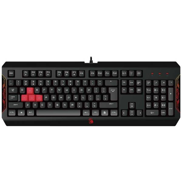 Klávesnice A4Tech Bloody Q100 voděodolná, USB, CZ černá

