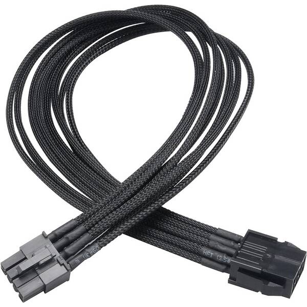 Kabel AKASA FLEXA V8 40cm černý

