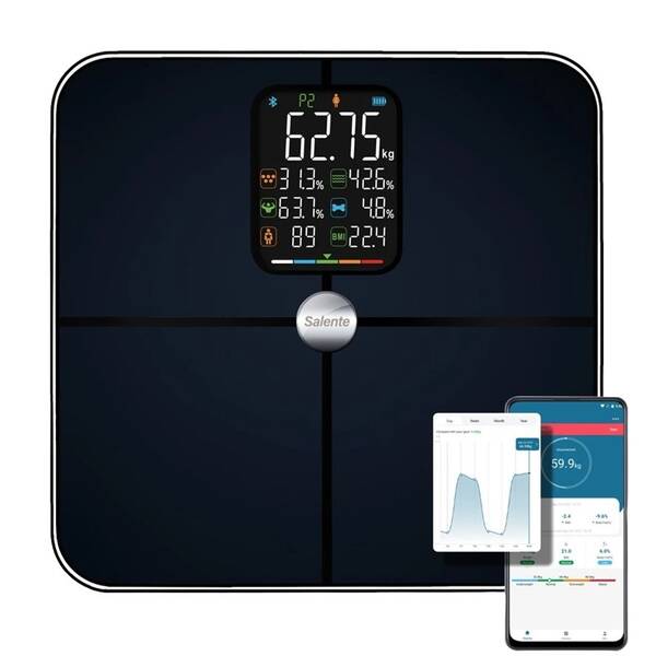 Osobní váha Salente BodyFit černá

