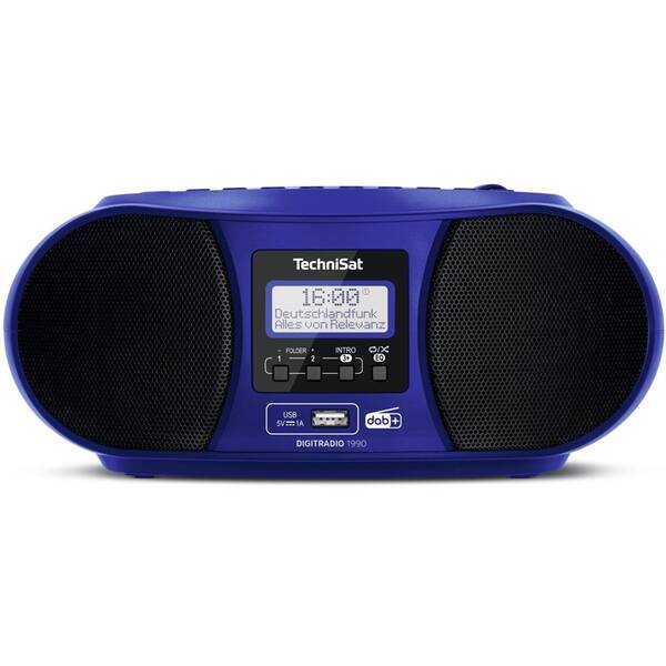 Radiopřijímač DAB+/CD TechniSat DIGITRADIO 1990 modrý

