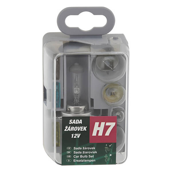 Autožárovka Compass servisní box univerzální H7 GREEN 

