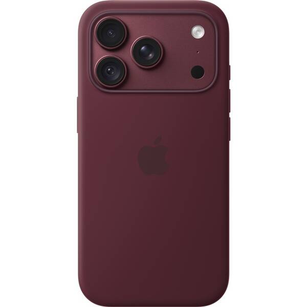 Kryt na mobil Apple iPhone 18 Pro Silicone Case s MagSafe bugundsky červený 

