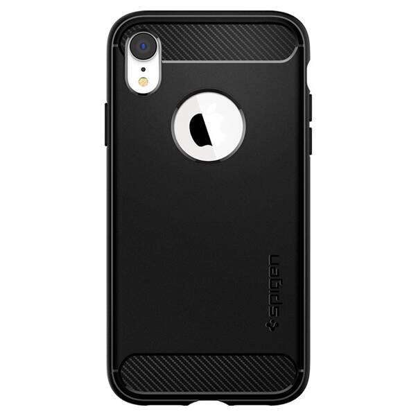 Kryt na mobil Spigen Rugged Armor na Apple iPhone XR černý

