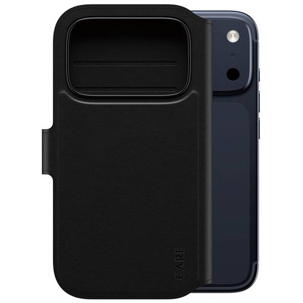 Pouzdro na mobil flipové PanzerGlass CARE MagSafe Tango 2v1 Wallet na Apple iPhone 17 Pro černé

