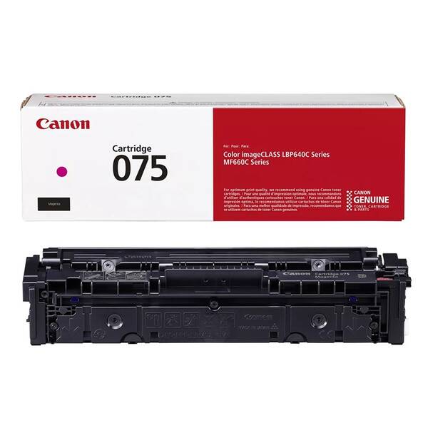 Toner Canon 075 M, 6363C002, 1300str. purpurový


