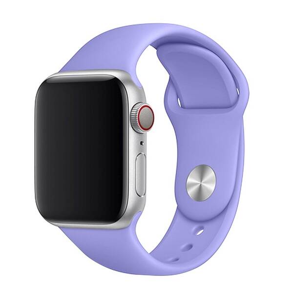 Řemínek FIXED Silicone Strap na Apple Watch 38/40/41 mm - šeříkový 

