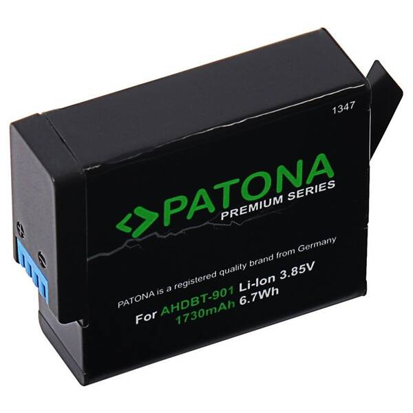 Baterie PATONA pro GoPro HERO 9/HERO 10/HERO 11/HERO 12 1730mAh Li-Ion Premium 

