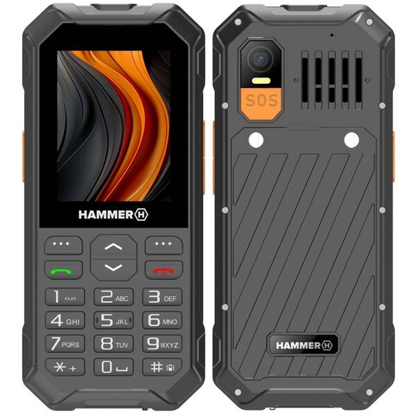 Mobilní telefon myPhone Hammer 6 LTE černá barva
