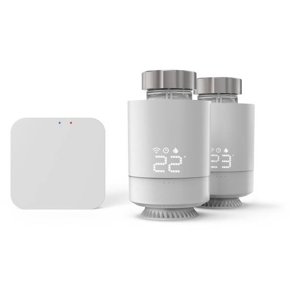 Bezdrátová termohlavice Hama SMART set pro regulaci vytápění, centrála + 2x hlavice 

