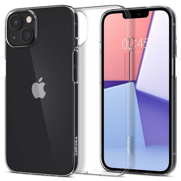 Kryt na mobil Spigen Air Skin na Apple iPhone 13 mini průhledný

