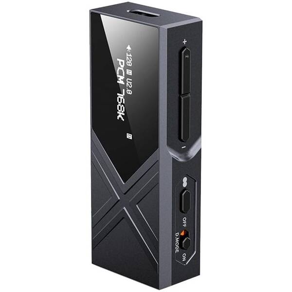 Sluchátkový zesilovač FiiO KA17, DAC převodník černý

