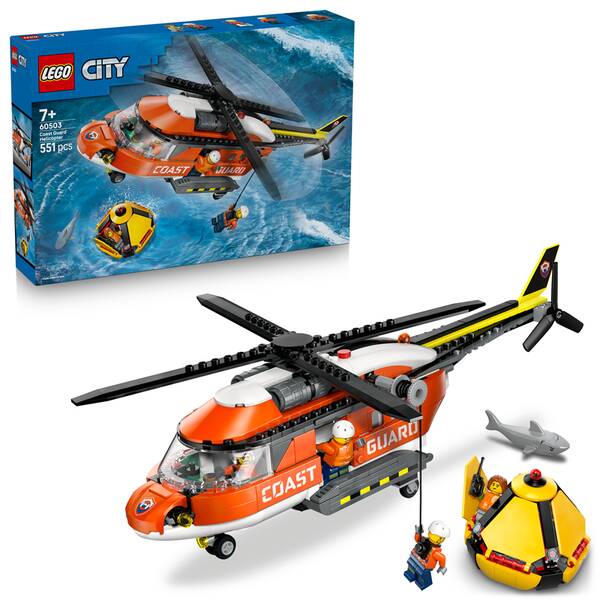 Stavebnice LEGO® City 60503 Helikoptéra pobřežní hlídky 

