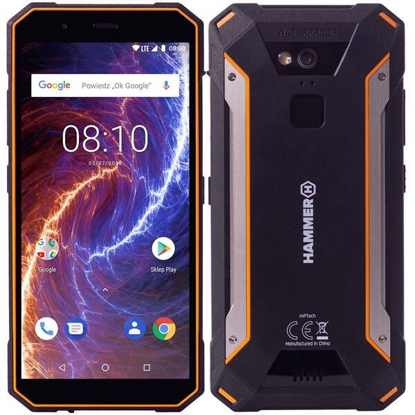 Mobilní telefon myPhone HAMMER ENERGY 18X9 LTE černý/oranžový


