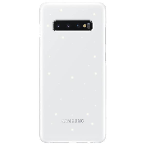 Kryt na mobil Samsung LED na Galaxy S10+ bílý

