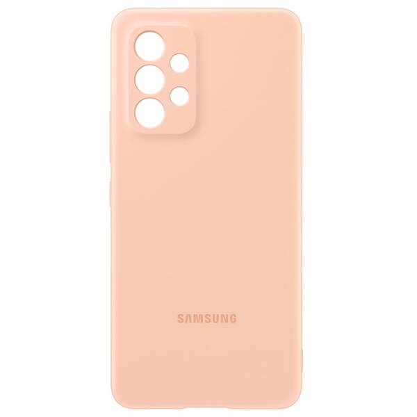 Kryt na mobil Samsung Silicon Cover na Galaxy A53 5G - peach 

