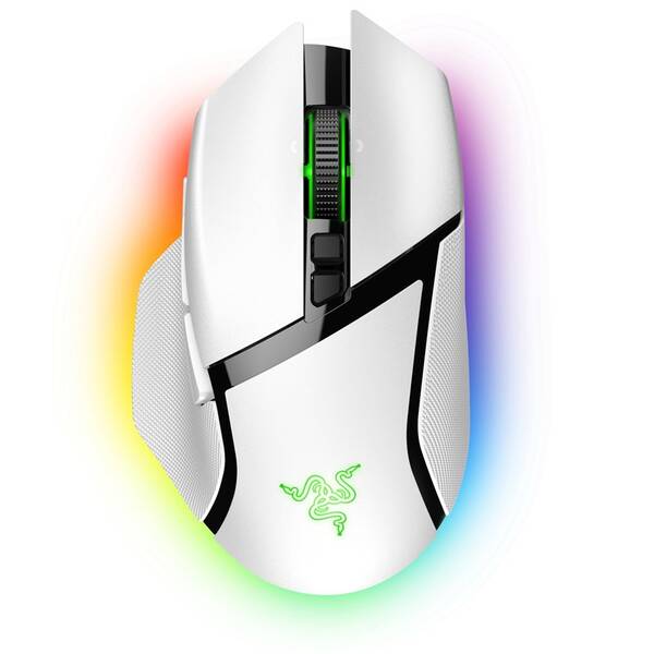 Myš Razer Basilisk V3 Pro bílá barva
