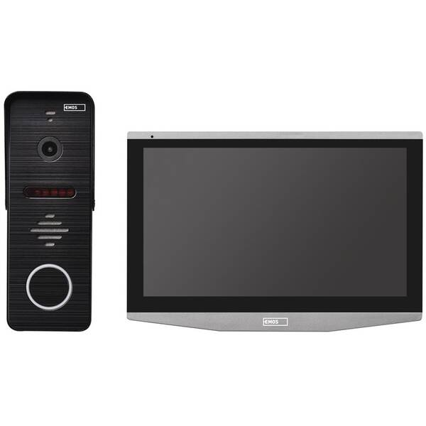 Dveřní videotelefon EMOS GoSmart IP-700A s Wi-Fi šedý

