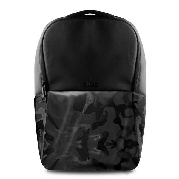 Batoh na notebook Puro ByNight Camouflage černá barva

