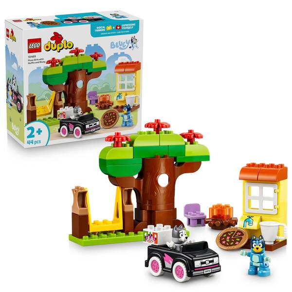 Stavebnice LEGO® DUPLO® 10469 Muffin, Bluey a rozvoz pizzy 

