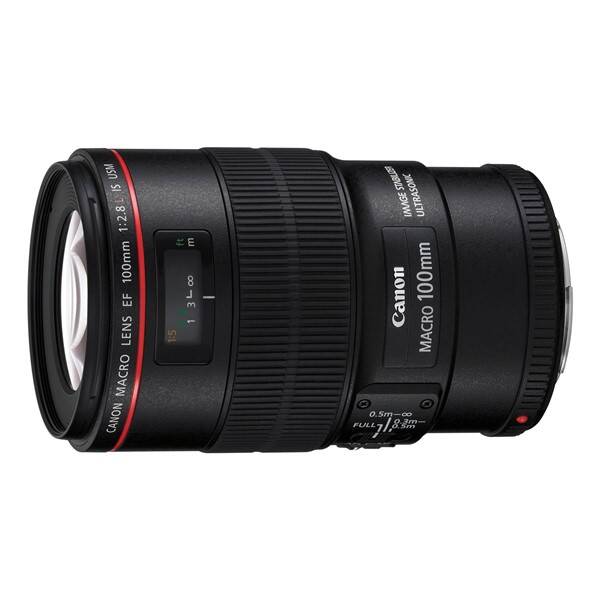 Objektiv Canon 100 mm f/2.8L Macro IS USM černý


