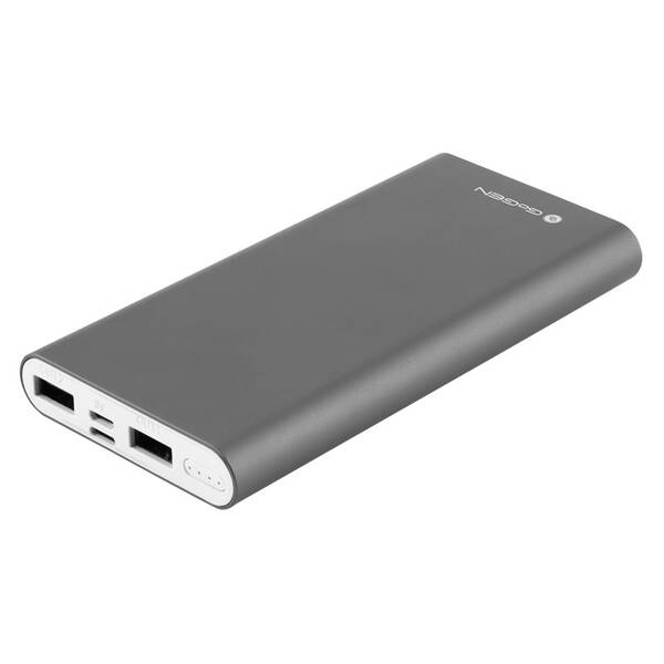 Powerbanka GoGEN 10000 mAh, Lightning šedá

