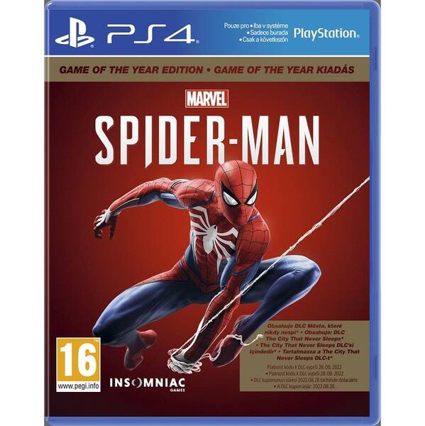 Hra Sony Marvel's Spider-Man GOTY 

