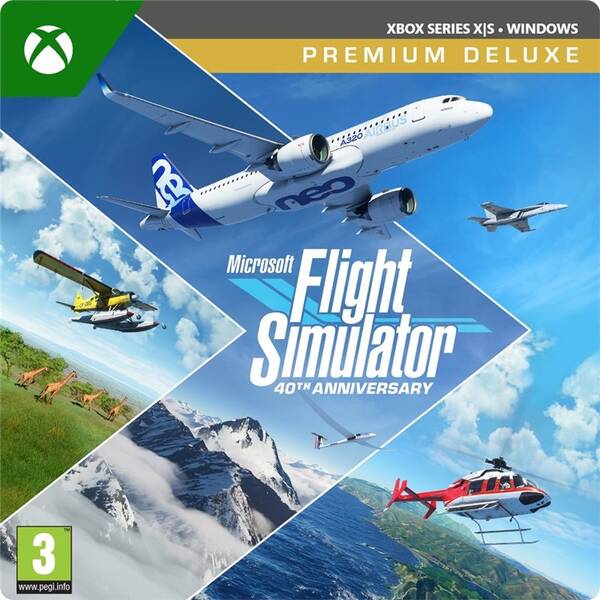  Microsoft Flight Simulator: 40th Anniversary Premium Deluxe Edition - elektronická licence 

