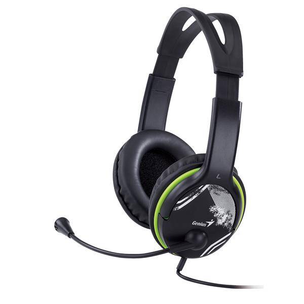 Headset Genius HS-400A černý/zelený

