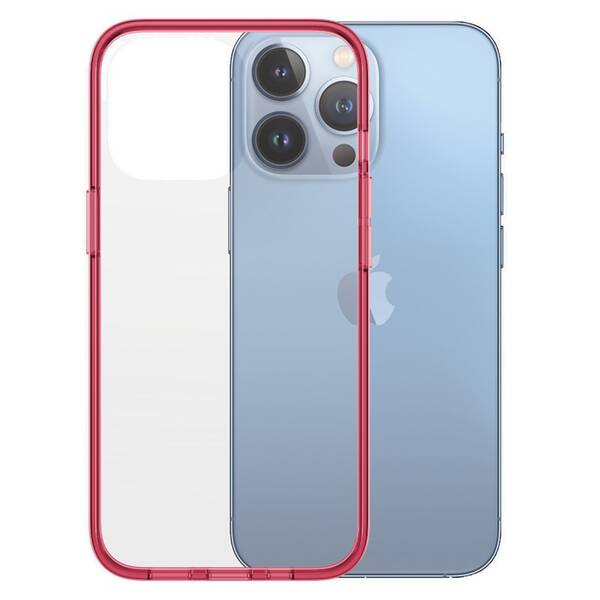 Kryt na mobil PanzerGlass ClearCaseColor na Apple iPhone 13 Pro červený/průhledný

