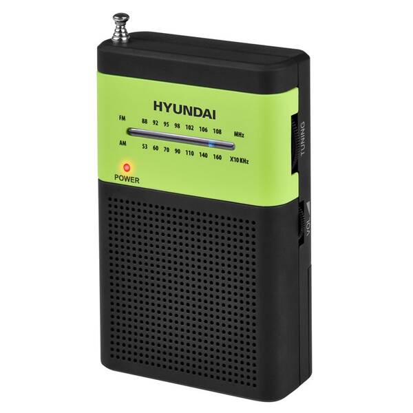 Radiopřijímač Hyundai PPR 310 BG černý/zelený

