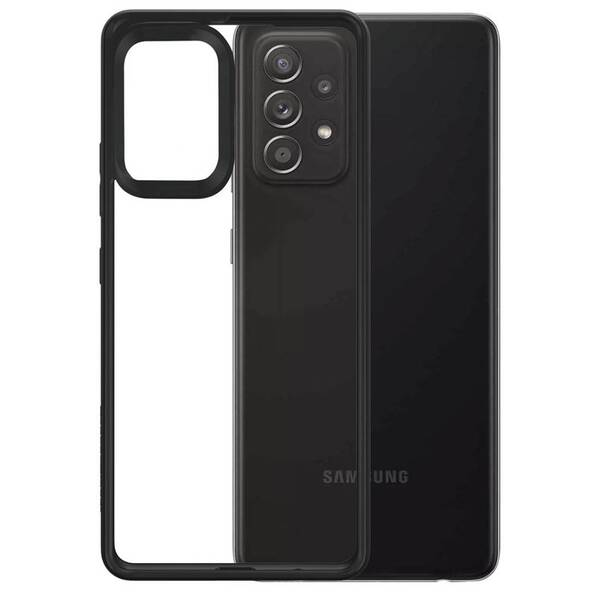 Kryt na mobil PanzerGlass ClearCase Antibacterial na Samsung Galaxy A52/A52 5G černý/průhledný

