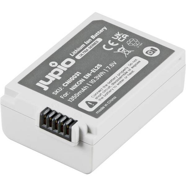 Baterie Jupio EN-EL25 ULTRA 1350 mAh (Nikon) bílá

