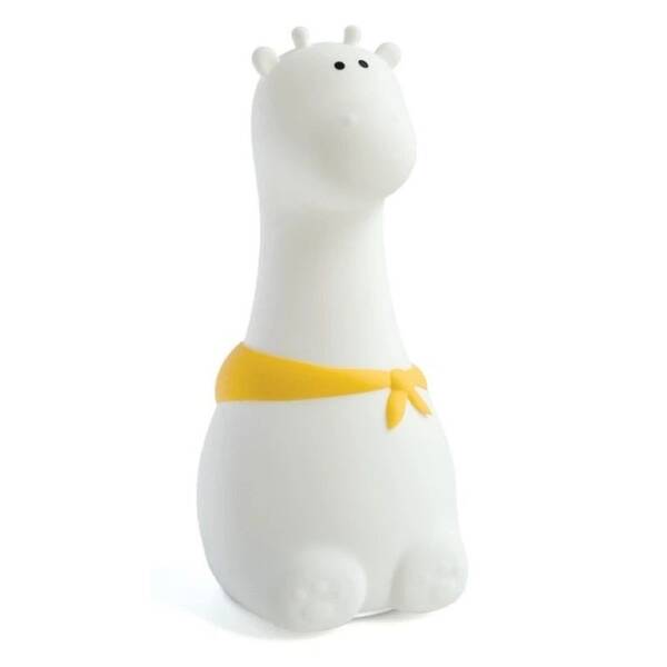 Dětská LED lampička Rabbit & Friends žirafa bílá

