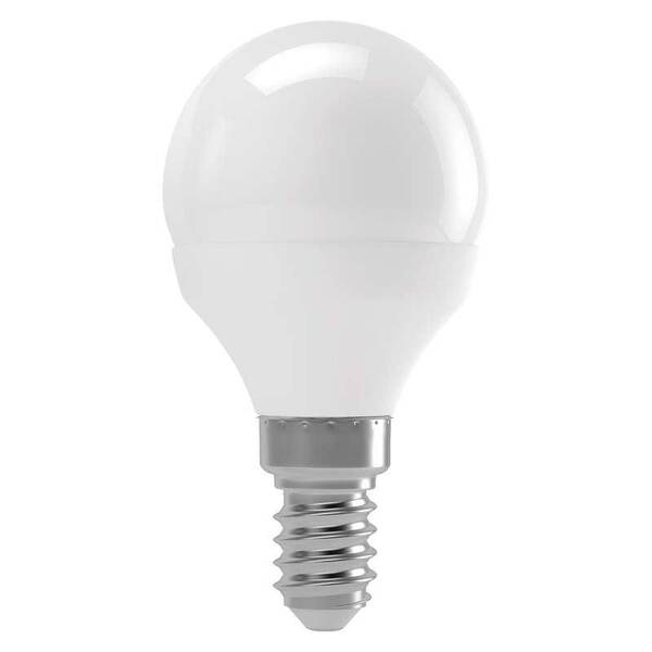 Žárovka LED EMOS mini globe, 4,1W, E14, teplá bílá 

